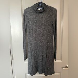 Anthropologie Monday Tuesday Charcoal Long Sleeve Women's Dress XS